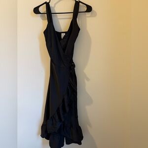 Blue Rain Elegant Black Dress